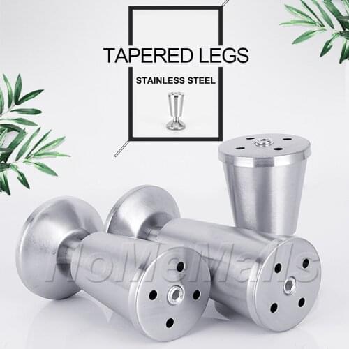 1/2/4pcs Aluminum Alloy Furniture Legs As Replacement for Sofa Office Table Cabinet TV Stand Leg Metal Adjustable Furniture Feet
