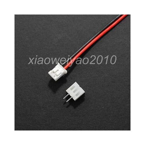 20 sets 2P Straight Plug PH2.0 2.0mm Pin Wire Cable Length = 30cm