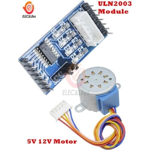 DC 5V 12V 28BYJ-48 4 Phase DC Gear Stepper Motor for Arduino + ULN2003 Module Stepper Motor Drive Driver Board Module