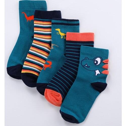 5 Pairs/lot Kids Sock High Quality Cotton Newborn Baby Socks Long Big Kids Ankle Socks for Children Boys Sock
