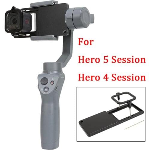 Adapter For Gopro Hero 5 4 Session Bracket Switch Mount Plate For DJI OSMO Zhiyun Smooth Q Feiyu Tripod Heads Stabilizer Gimbal
