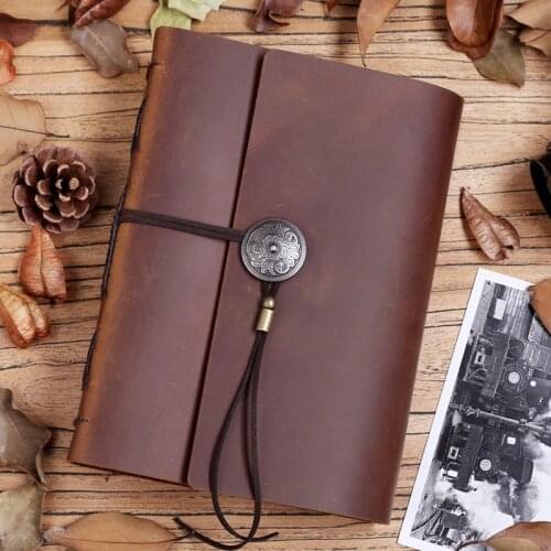 Handmade Albums Genuine Leather Sticky Type DIY Photo Albums General Photo Album Wedding Gift