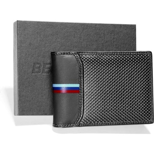 Car Driver License Credit ID Card Holder Carbon Fiber Wallet For Mercedes W204 W203 W211 BMW E90 E46 E60 M Mustang Subaru BRZ