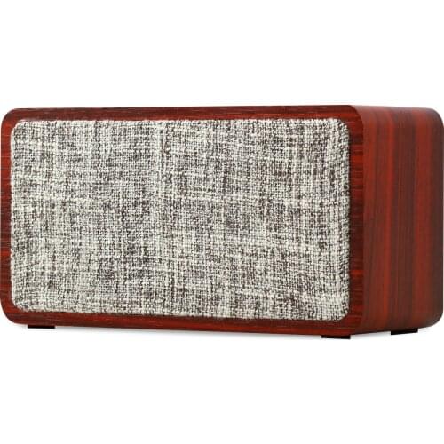 Mini Speakers Cloth Wireless Wooden Portable Bluetooth Speaker for Phone Audio Home Stereo Music Player Small Speaker Gift