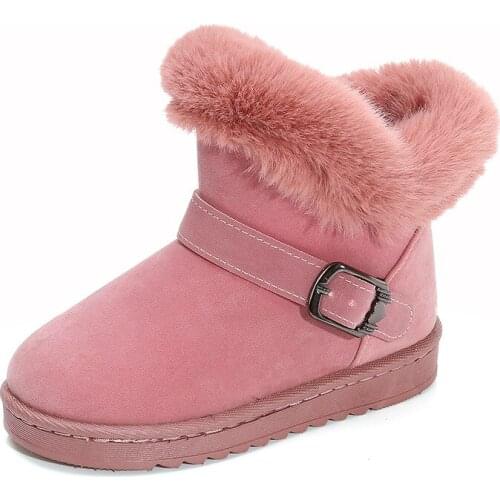 Kid Winter Shoes 2020 For Baby Girls Snow Boots ChildrenS Shoes For Toddler Girl School Fashion Furry Keep Warm boots 1 6 12