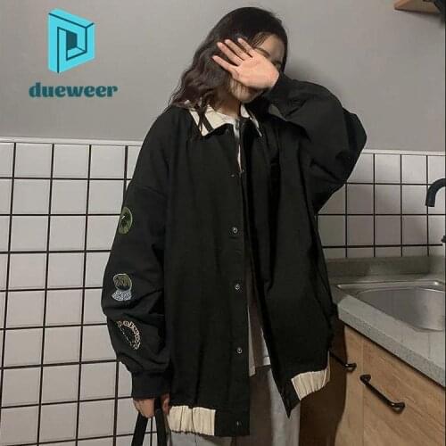 Женские куртки оверсайз Dueweer China At AliExpress