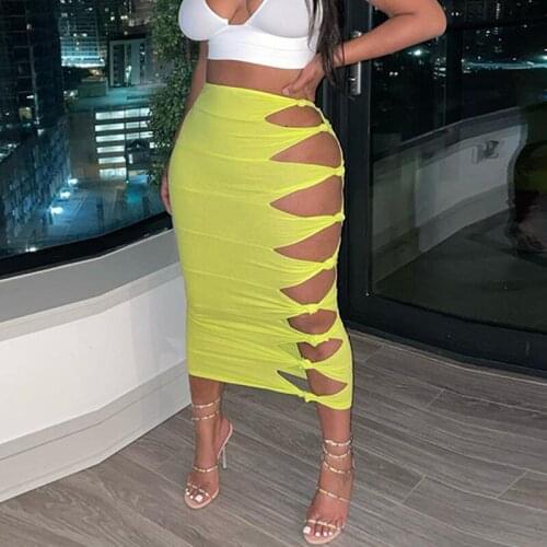 EAEOVNI Long Pencil Skirts