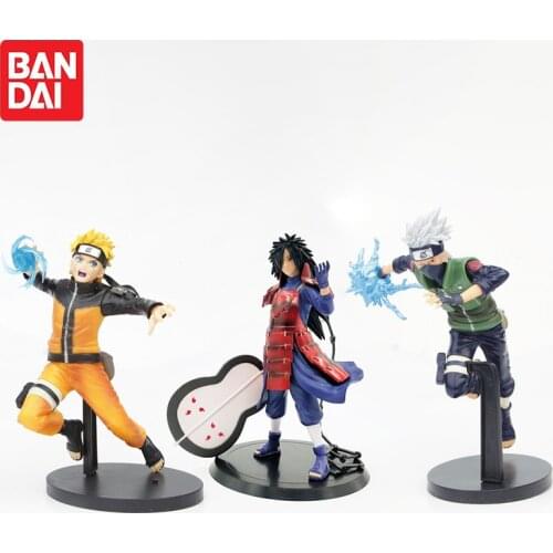 Anime Naruto Shippuden Figures Model Toys Cartoons Naruto Uchiha Sasuke Madara PVC Action Figure Figurine Doll Toys for Children