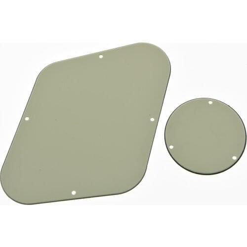 KAISH LP Rear Control & Switch Plate Cavity Cover For USA LP Aged White 3 Ply
