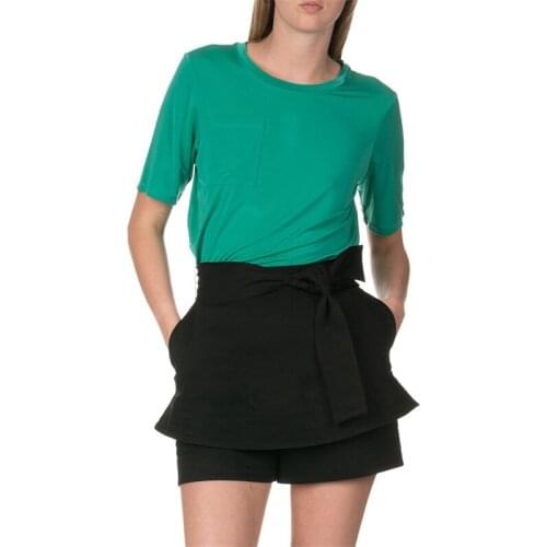 Patads French womens M spring summer versatile lace up skirt iloz