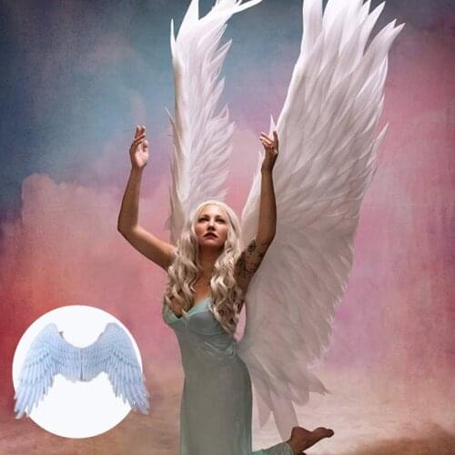 Halloween 3D Angel Devil Big Wings Costume Theme Party Cosplay Accessories of Kid Adult Mardi Gras Theme Party Wings Dropship