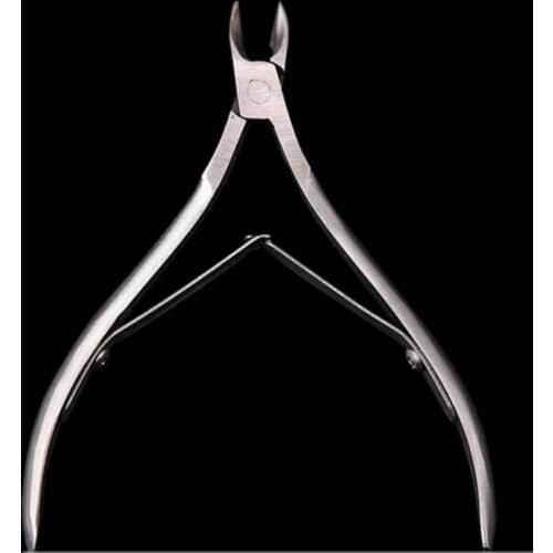 Good stainless steel nail cuticle scissors dead skin pliers as foot callus remover nail trimmer pedicure manicure nail art tools