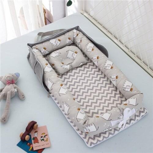 Toys for Children Playmat Portable Baby Nest Bed for Boys Girls Travel Bed Infant Cotton Cradle Crib Baby Bassinet Newborn Bed