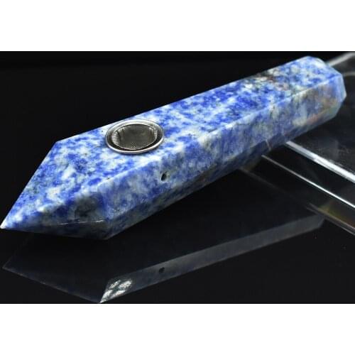Healing Crystals Feng Shui Decoration Smoking Pipe Crystal Tobacco Pipe