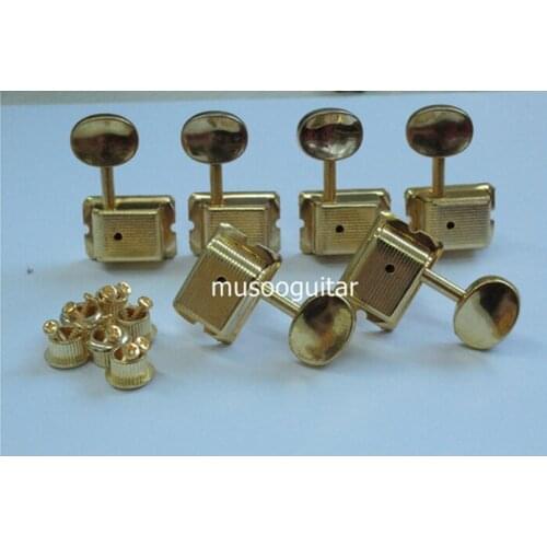 6R Golden Retro style Guitar String Tuning Pegs/keys,Guitar Tuners Machine Heads buttons for for Electric Guitar parts