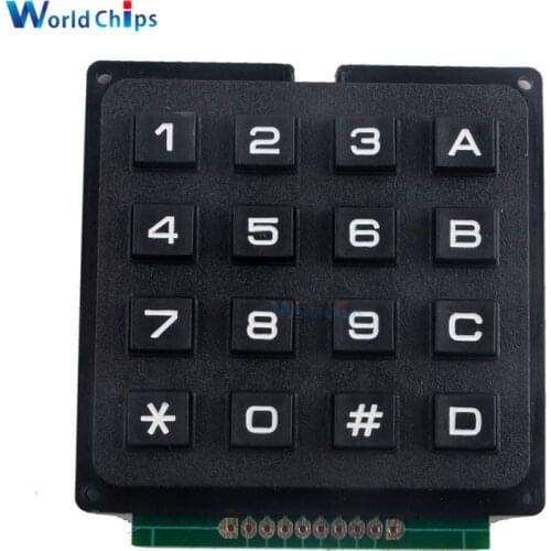 4x4 Matrix Keyboard Keypad Module Use Key PIC AVR Stamp Sml 4 * 4 Plastic Keys Switch For Arduino Controller