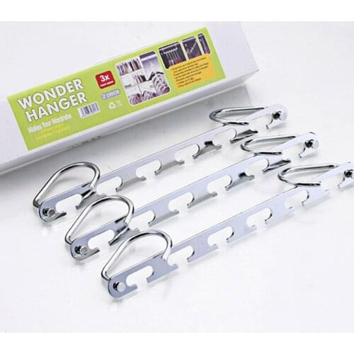 Multifunction Clothes Hanger Storage Holder Multifunctional Clothes Hanger Easy Hook White Organizer Wardrobe Space Saver Rack