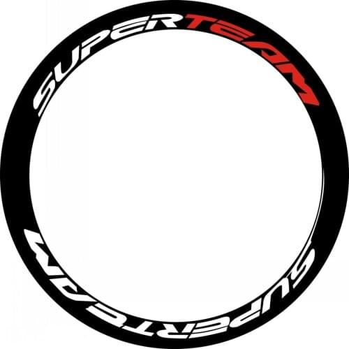 NEW Rim Wheel Decals Stickers Reflective For SUPERTAEM Road Bike Wheelset Stickers 35/38/40/50/50/55/60mm Rim Depth 700C 2RIMS