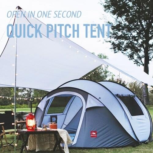 3-8 Person Full Automatic Quick Pop up Pitch Throw Up Tent Outdoor Camping Fishing Picnic Beach Ship Tent