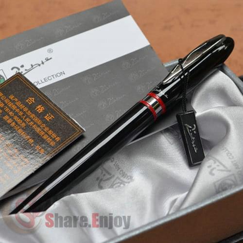 PICASSO 907 BLACK AND RED MEDIUM NIB FOUNTAIN PEN MONTMARTRE
