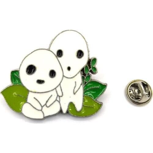 Princess Mononoke 90s Cartoon vintage clothing Pins kids men women funny backpack clothes diy Enamel Brooches badge collar gifts
