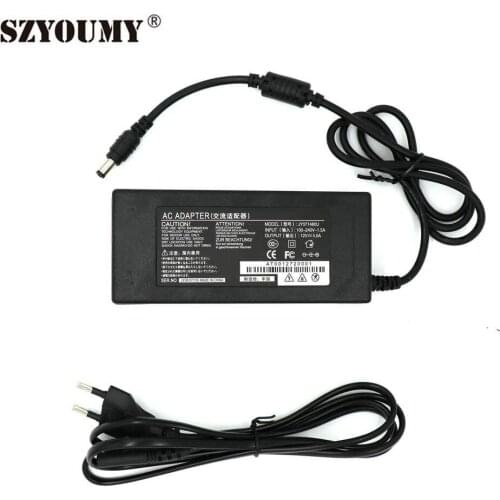 SZYOUMY Good Quanlity Power Adapter 12V 5A EU US UK AU Plug AC 100-240V To DC12V Power Supply 50pcs/pack