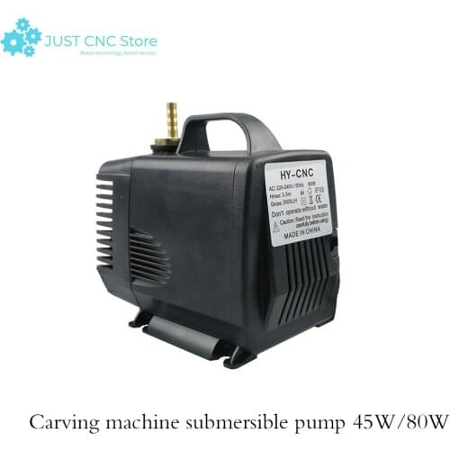 1pcs 45w/80w 3.5m water pump engraving machine tool cooling for cnc router 2.2kw spindle motor and 1.5kw spindle motor