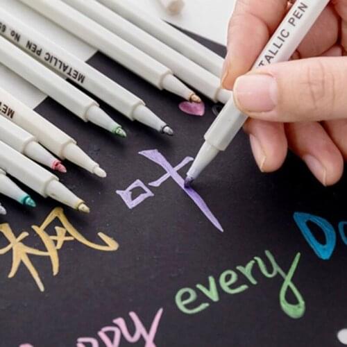 10 colors Premium Acrylic Pens Marker Pens Paint Pen Write on Stones Glass For DIY photo album