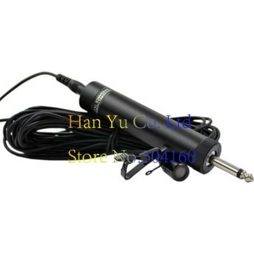 5M/10mCable Condenser Lavalier Microphone For saxophone percussion etc Instrument Record 3.5mm wireless 6.5mm for Mixer