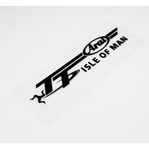 Car Styling Vinyl Decal Motorcycle Racing Helmet Laptop Sticker for TT Isle of Man 18x4cm