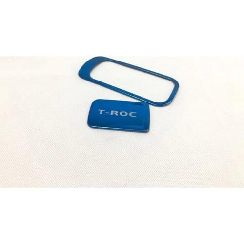 For Volkswagen T-Roc T ROC 2017 2018 2019 Glove Box Handle Bowl Cover Frame Stainless Steel Sticker Trim Car Styling Accessories