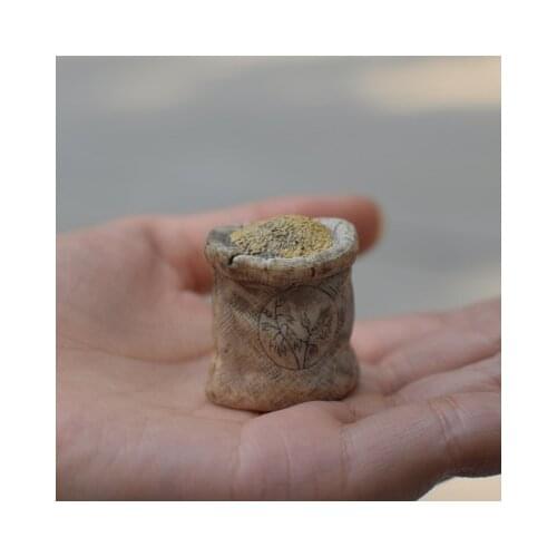 Pvc figure Genuine simulation model toy horse feed 2pcs/set