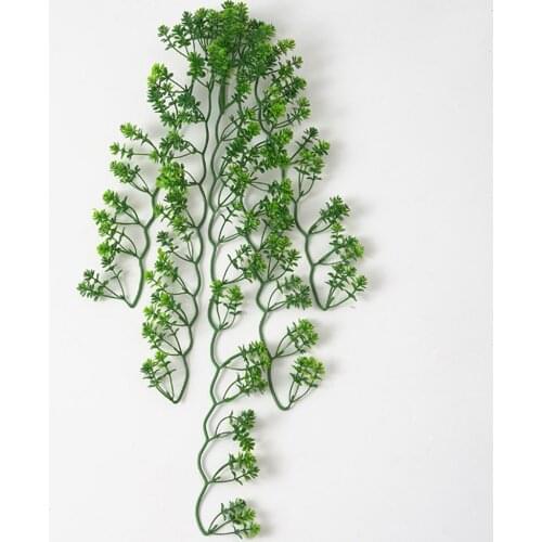 Artificial Vine Wall Hanging Fake Flowers Decorative Simulation Green Plants