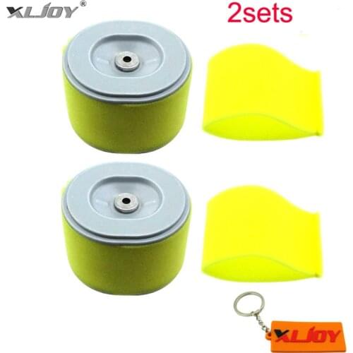 2x Air Filter Set For Honda 17210-ZE2-505 17210-ZE2-515 17210-ZE2-822 17218-ZE2-505 17218-ZE2-821 GX240 GX270 GX340 GX390