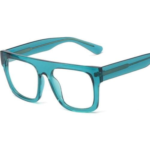 Square Plastic Titanium Retro Glasses Frames Men Women TR90 Fashion Computer Eyeglasses 50101