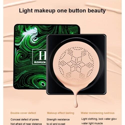 Mushroom Head Make Up Air Cushion Moisturizing Foundation Air-permeable Natural Brightening Makeup BB Cream Conceale Cosmetics