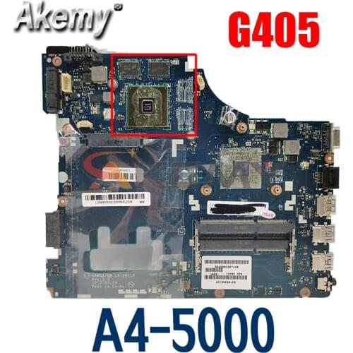 VAWGA/GB LA-9911P PC Main Board For Lenovo G405 Laptop Motherboard with A4-5000 CPU HD 8570M Video card