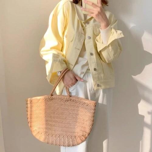 Fashion Yellow Denim Jacket Women Korean Loose Jean Jackets Female 2021 Spring Autumn New Long Sleeved Coats Trend