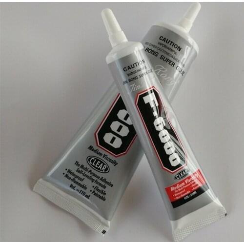 New 2pcs Clear F6000 Glue Epoxy Resin For Glass Crystal Jewelry Fabric Diy Adhesive Rhinestones Free shipping