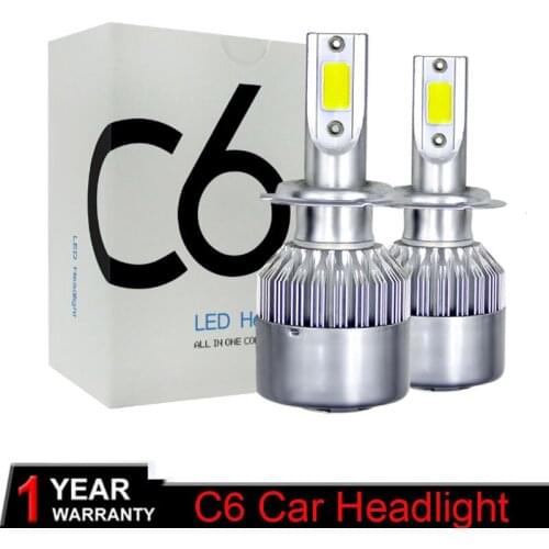 New Led Car Headlight H7 H4 Bulb H8 H1 H3 H11 HB3 9005 HB4 9006 9007 Auto Lamps Fog Lights 4300K 3000K 6000K 8000K Wholesale