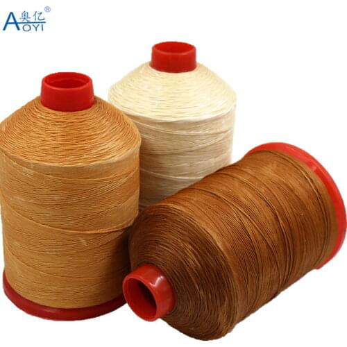 Aoyi flat wax thread 1MM hand sewing leather thread weaving waxing thread strong wear resisting good sewing effect