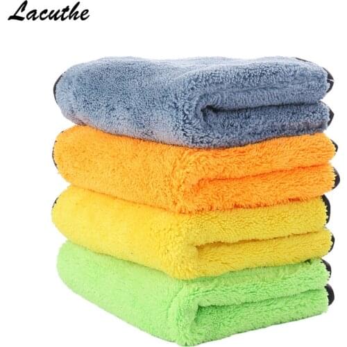 45X38CM Car Wash Microfiber Towel Car Cleaning Drying Cloth Hemming Car Care Cloth Detailing Car Wash Towel