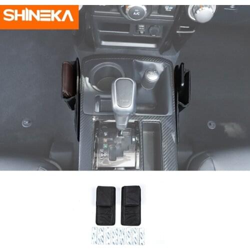 SHINEKA Stowing Tidying For Toyota 4Runner Car Gear Shift Storage Bag Organizer Tray Accessories For Toyota 4Runner 2010