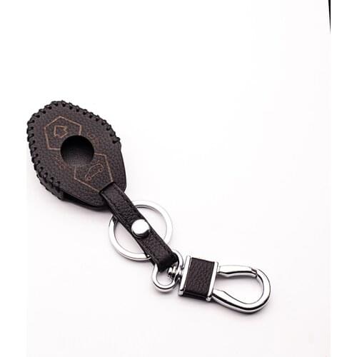 Car styling Car leather key case for BMW E38 E39 E46 E53 E60 / E63 61/64 E83 E85 / 86 2 buttons leather car remote key cover