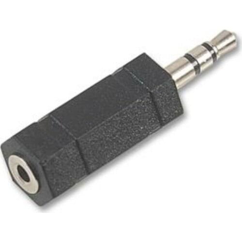 2.5mm Jack to 3.5mm Jack STEREO Audio Adaptor Connector Socket Female Plug Male