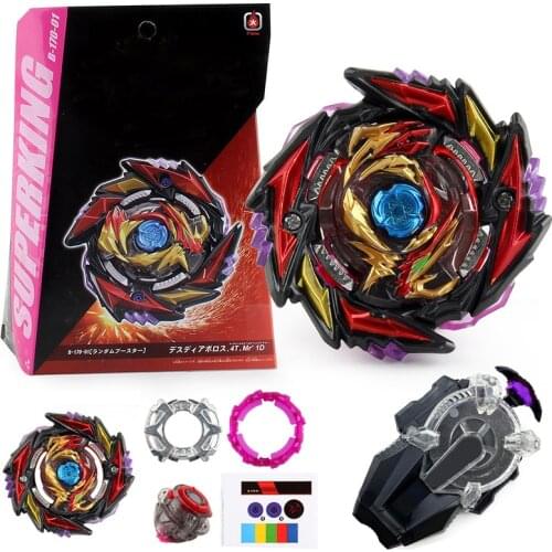 Beyblades Burst with Sparking Launcher GT Metal Fusion Toupie Spinning Toys for Children B170-01 Boxed Battle Game