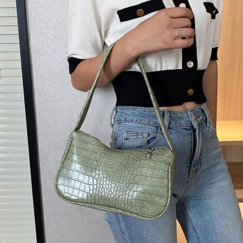 PU Leather Women Handbag Shoulder Bag Handbag Elegant Casual Shoulder Chain Crossbody Bag Popular Simple Female Daily Bag