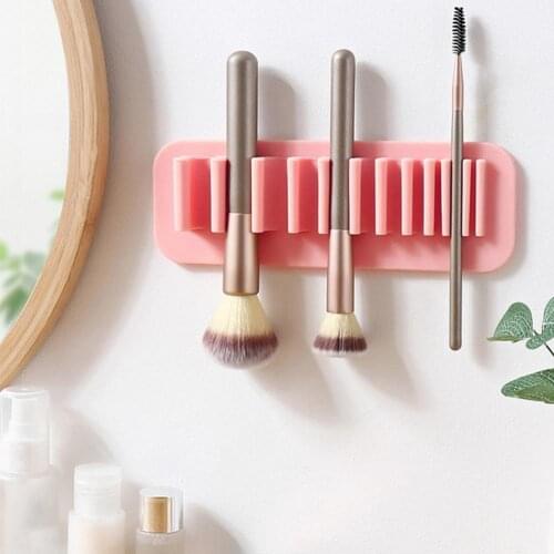 2021 Exquisite Useful Beauty Cosmetic Makeup Brush Holder Easy to Clean Cosmetic Brush Organizer Lightweight Beauty Tools