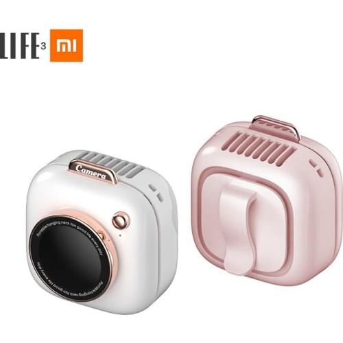 2021 Xiaomi hanging neck fan student mini fan usb charging handheld camera fan summer