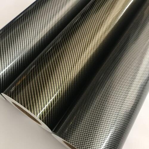 2D 3D 4D 5D 6D Glossy Carbon Fiber Vinyl Car Wrap Film Sheet For Car Sticker Laptop Skin Motorcycle Wrapping